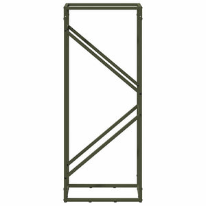 Vedställ olivgrön 40x25x100 cm kallvalsat stål