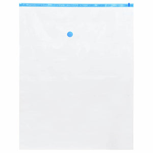 Förvaringspåsar 50 pcs Transparent och Blå 130 x 100 cm