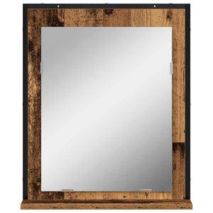 Spegel Gammalt trä 50 x 12 x 60 cm Glas och konstruerat trä