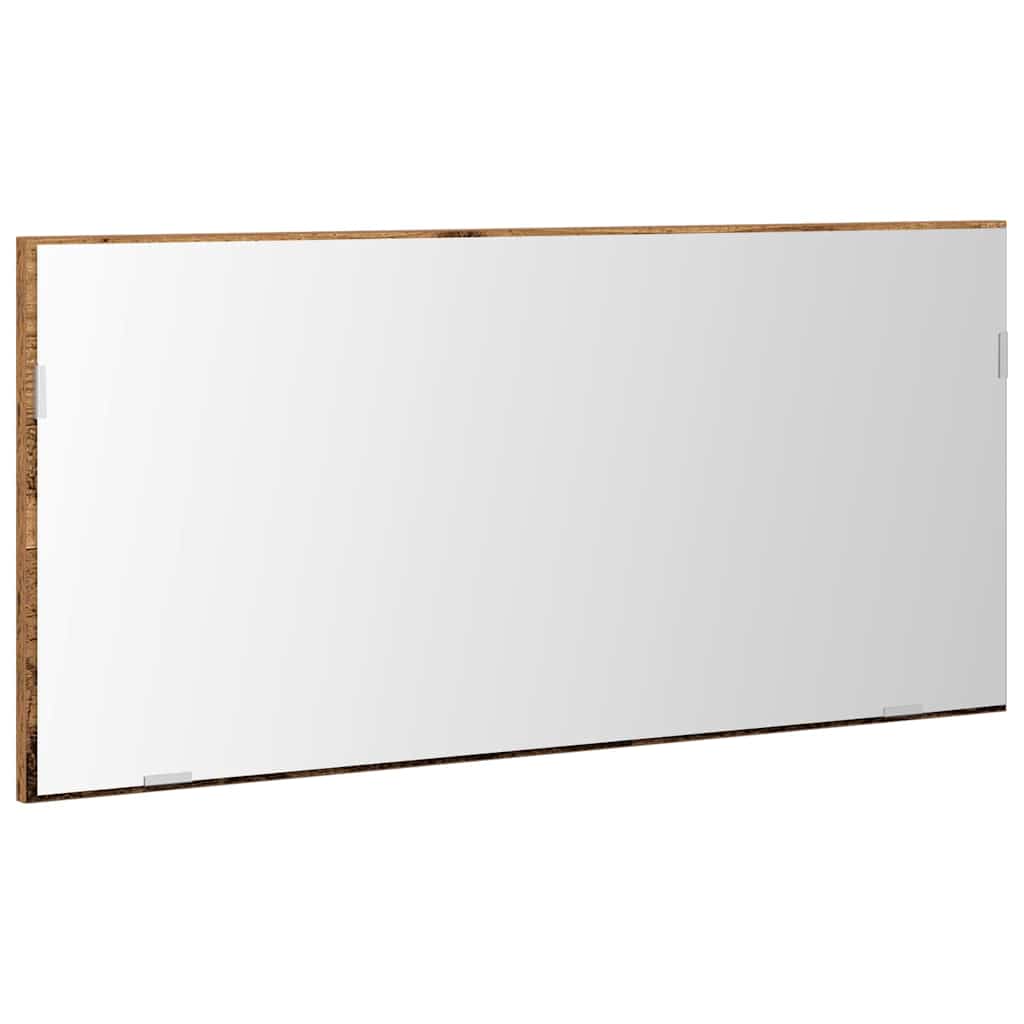 Spegel Gammalt trä 80 x 37 cm Glas och konstruerat trä