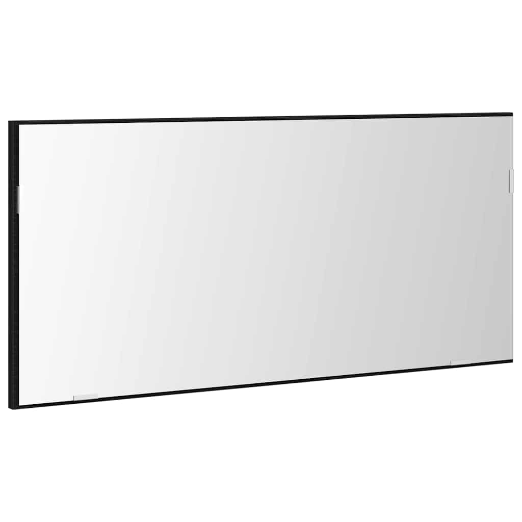 Spegel Svart ek 80 x 37 cm Glas och konstruerat trä