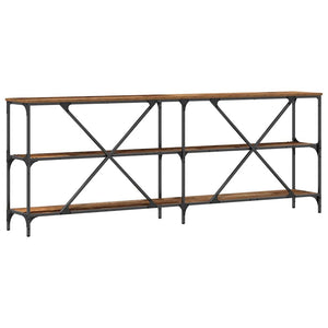 Konsolbord Gammalt trä 200 x 30 x 75 cm Konstruerat trä