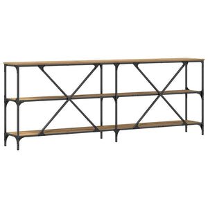 Konsolbord Artisan Ek 200 x 30 x 75 cm Konstruerat trä