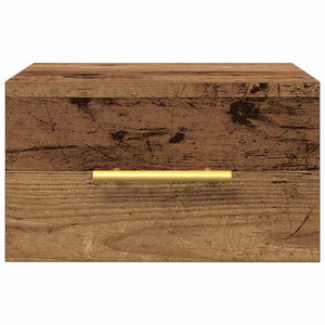 Nattduksbord Gammalt trä 35 x 35 x 20 cm Konstruerat trä