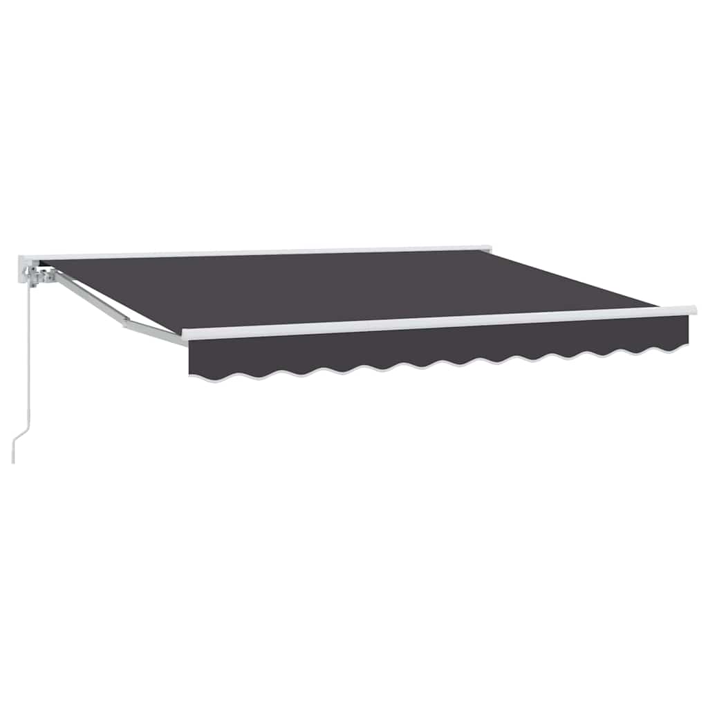 Markisram Antracit 250 x 200 cm Polyester med PU-beläggning