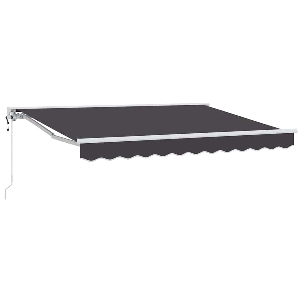 Markisram Antracit 250 x 200 cm Polyester med PU-beläggning