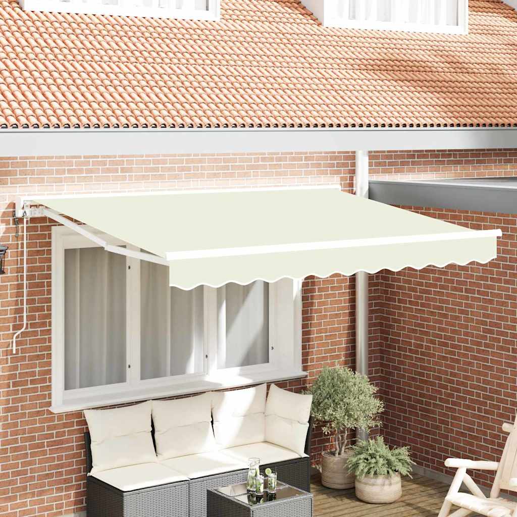 Markisram Kräm 300 x 200 cm Polyester med PU-beläggning