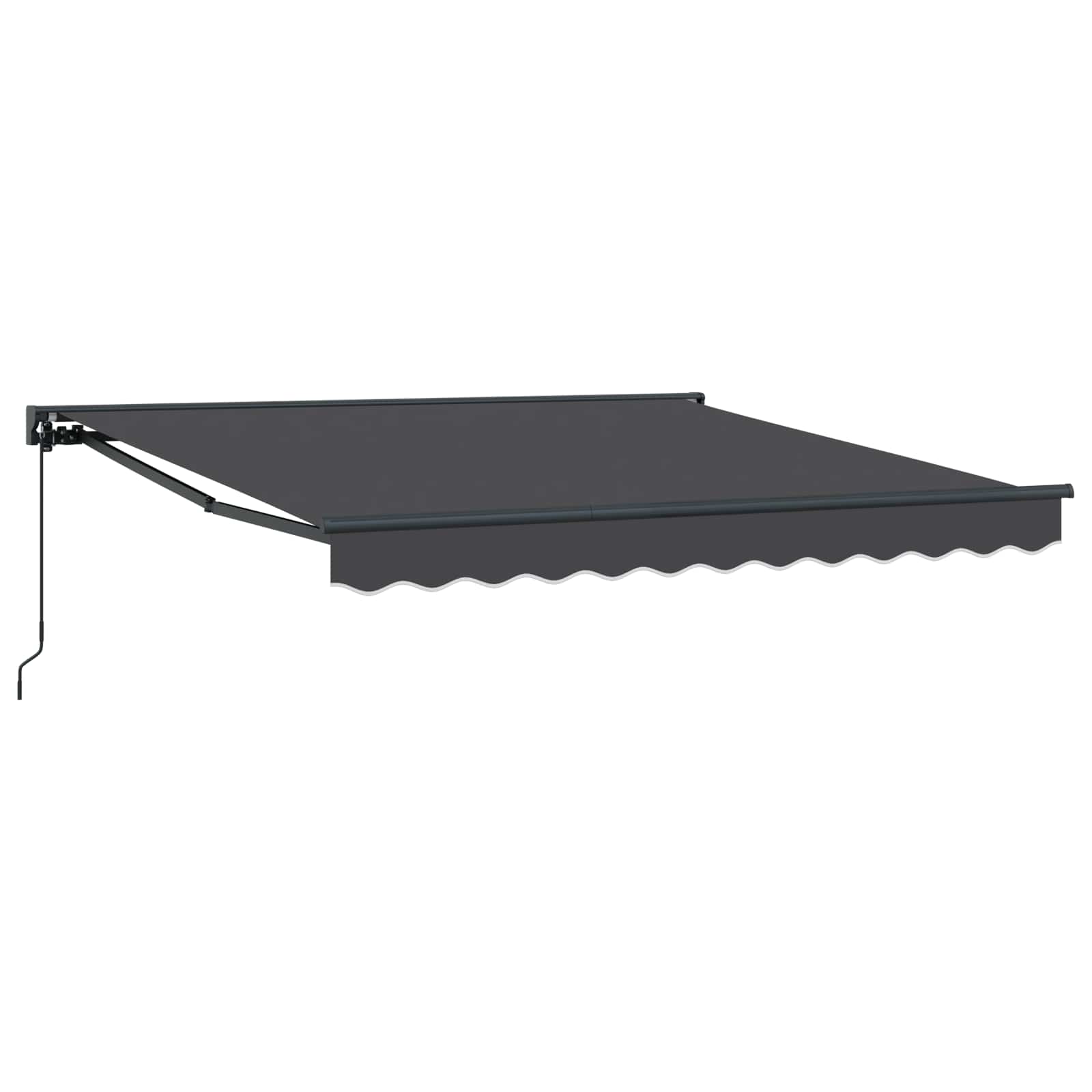 Markisram Antracit 300 x 250 cm Polyester med PU-beläggning