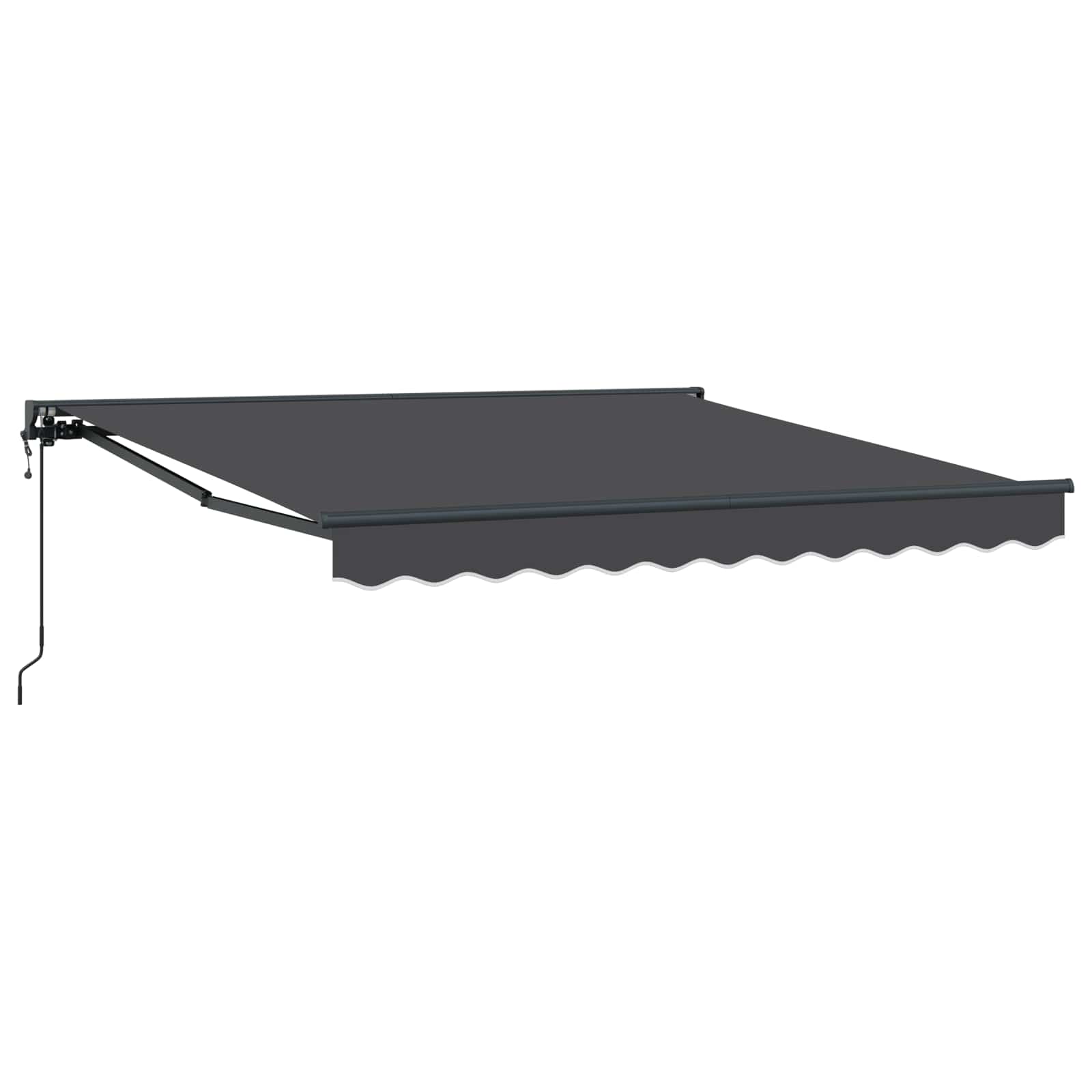 Markisram Antracit 300 x 250 cm Polyester med PU-beläggning