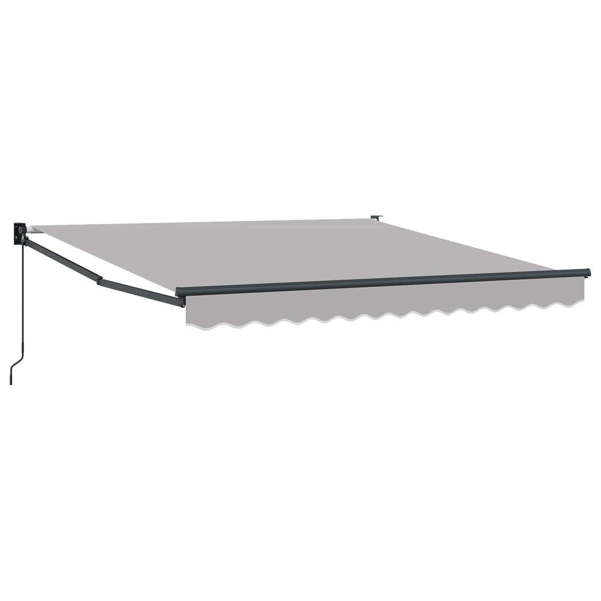 Utdragbar markis Ljusgrå 350 x 250 cm