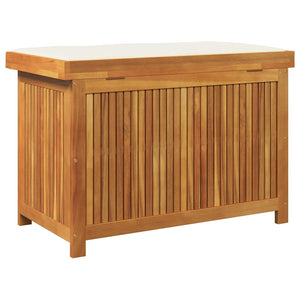 Kuddlåda utomhus 90x50x60,5 cm massivt trä akacia