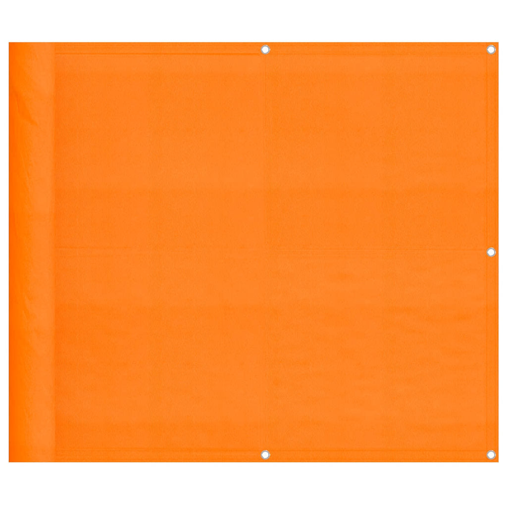 Balkongskärm orange 90x800 cm 100% polyester Oxford