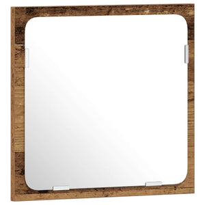 Badrumsmöbelset Väggmonterad 3 pcs Gammalt trä Konstruerat trä