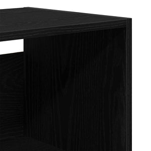 Skåp Svart Ek 69,5 x 34 x 180 cm Konstruerat trä