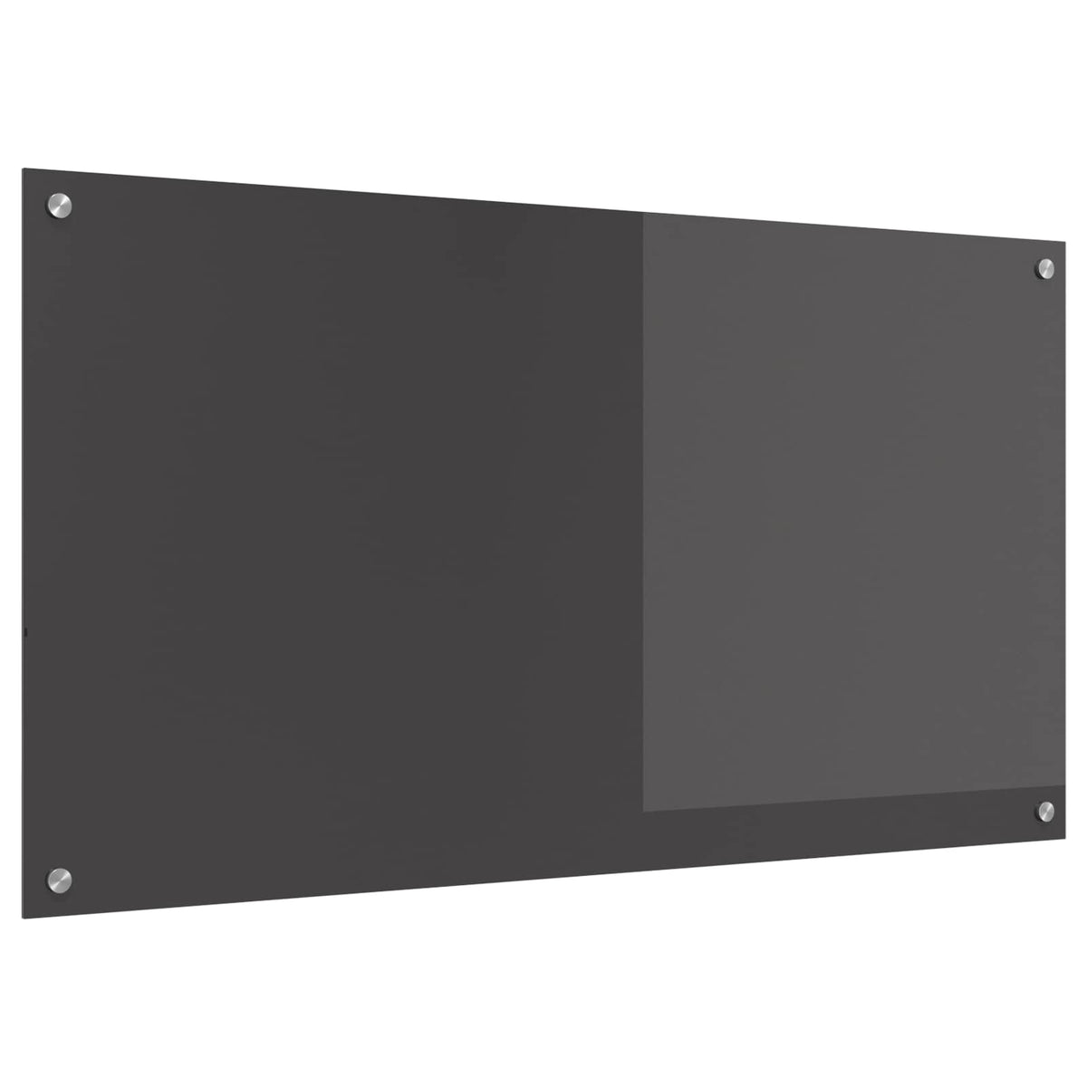 Köksskydd Mörkgrå 110 x 60 cm härdat glas