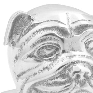 Bokstöd 2 pcs Silver 8 x 12 x 16,5 cm Aluminium