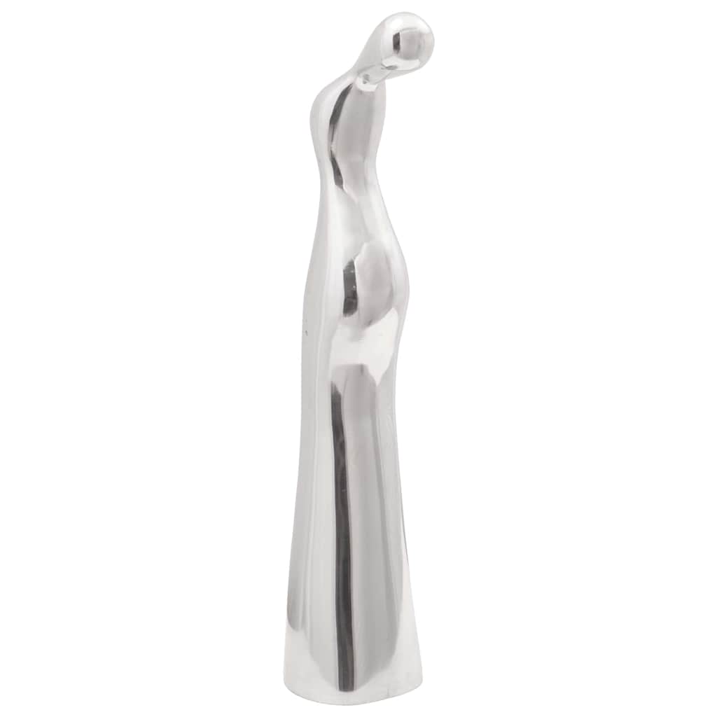 Skulptur Silver 10 x 16 x 49 cm Aluminium