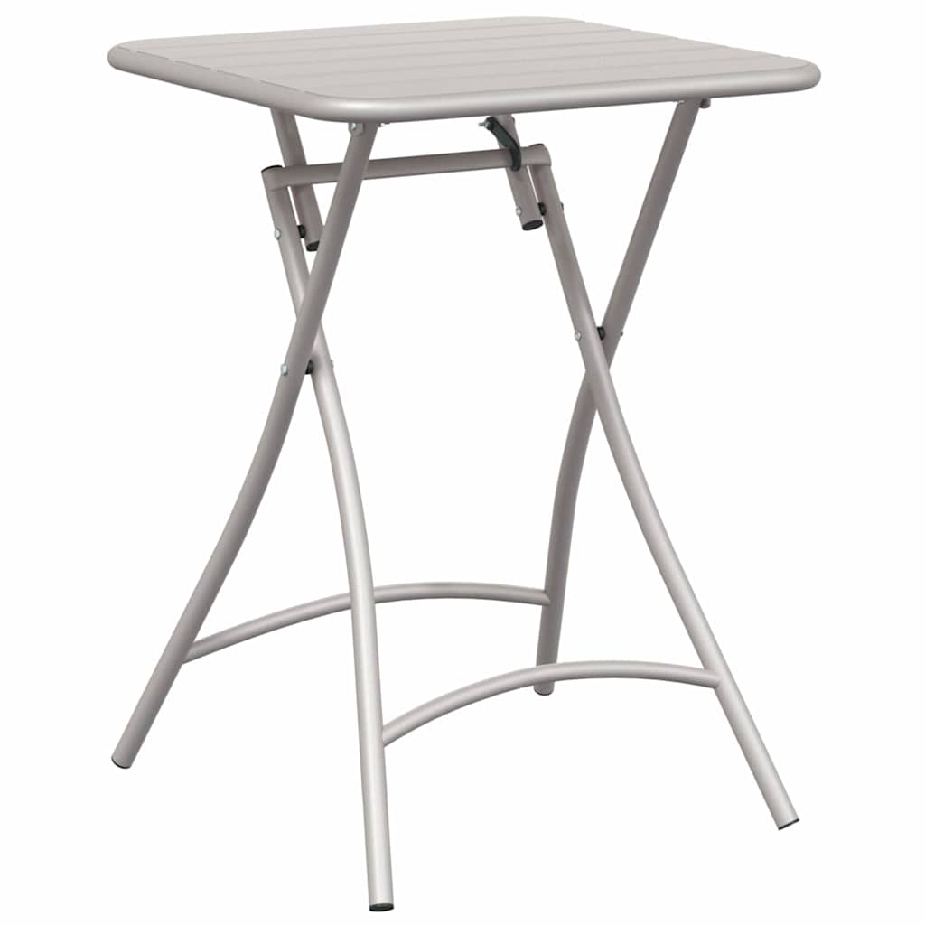 Bistrobord Beige 55 x 55 x 72,5 cm Pulverlackerad stål