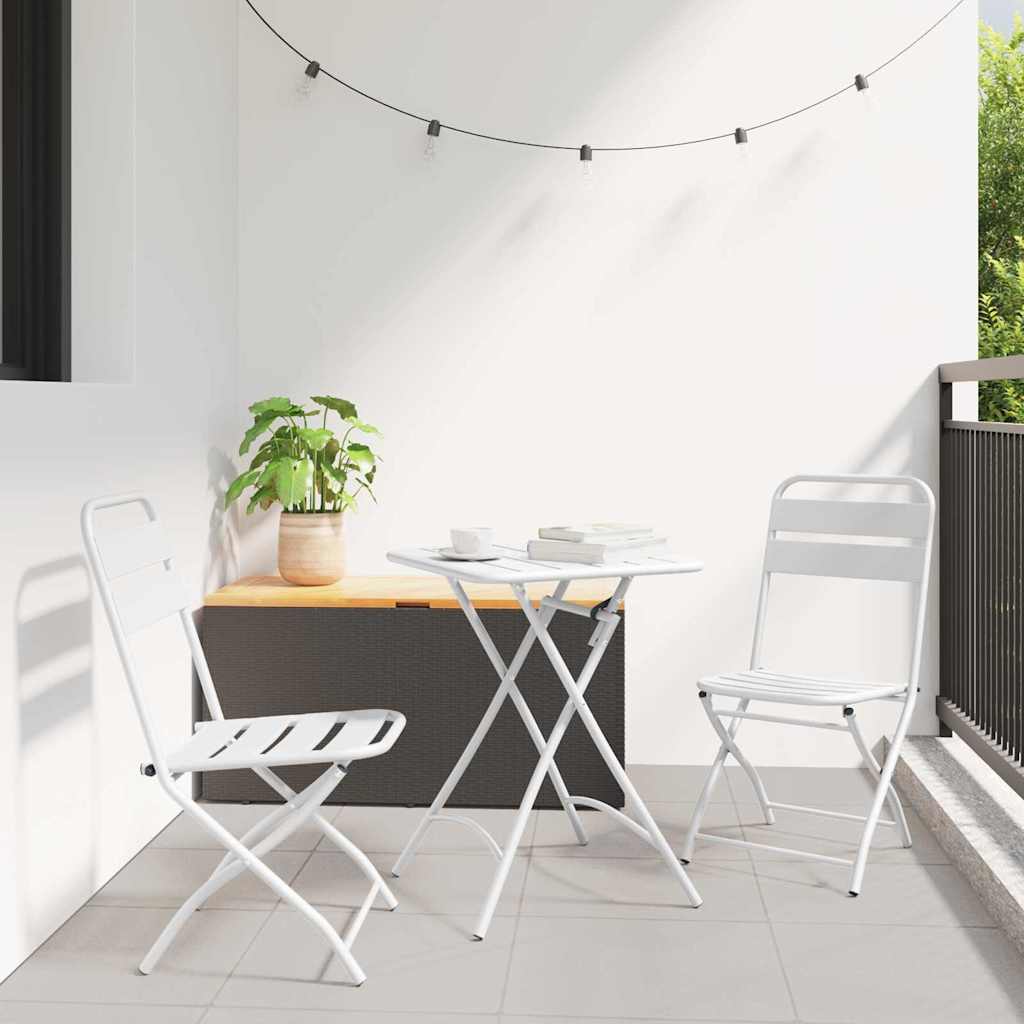 Bistroset 3 pcs Vit Stål