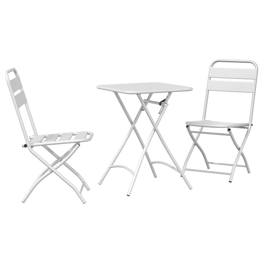 Bistroset 3 pcs Vit Stål