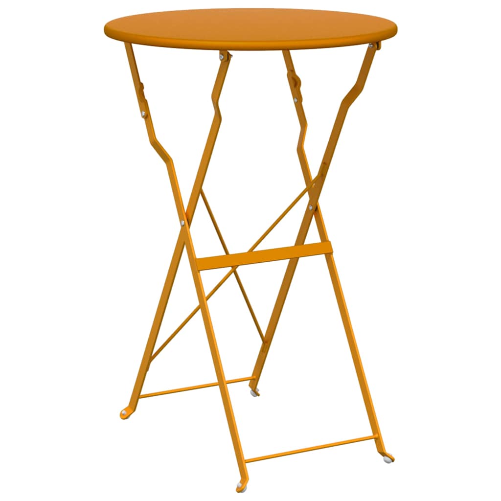 Bistrobord Senapsgul Ø 50 x 71 cm Pulverlackerad stål
