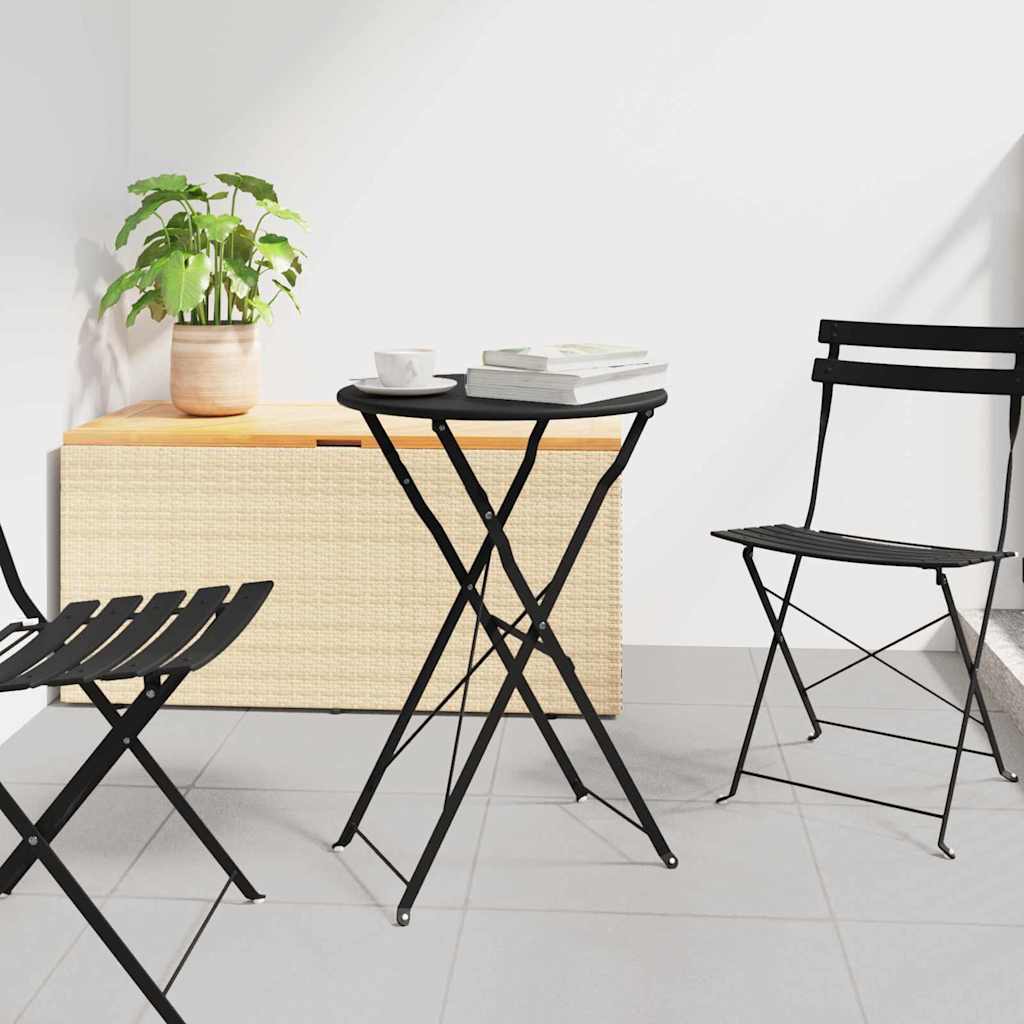 Bistrobord Antracit Ø 50 x 71 cm Pulverlackerad stål