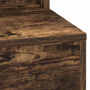 Smyckebord med hylla Rökt ek 50 x 41 x 135 cm Konstruerat trä