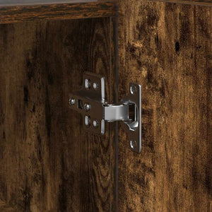 Sideboard Rökt ek 116 x 30 x 75 cm Konstruerat trä