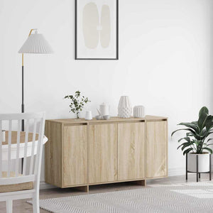 Sideboard Sonoma-ek 135 x 41 x 75 cm Konstruerat trä