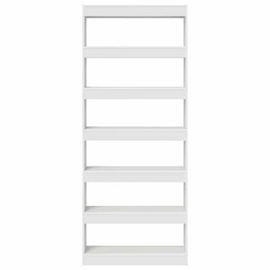 Bokskåp med hylla Vit 80 x 30 x 198 cm Konstruerat trä