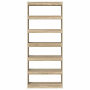 Bokskåp med hylla Sonoma-ek 80 x 30 x 198 cm Konstruerat trä