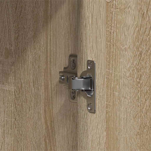 Garderob med hylla Sonoma-ek 55 x 25 x 189 cm Konstruerat trä