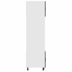 Hängande skåp Riga Svart Ek 60 x 57 x 207 cm Konstruerat trä