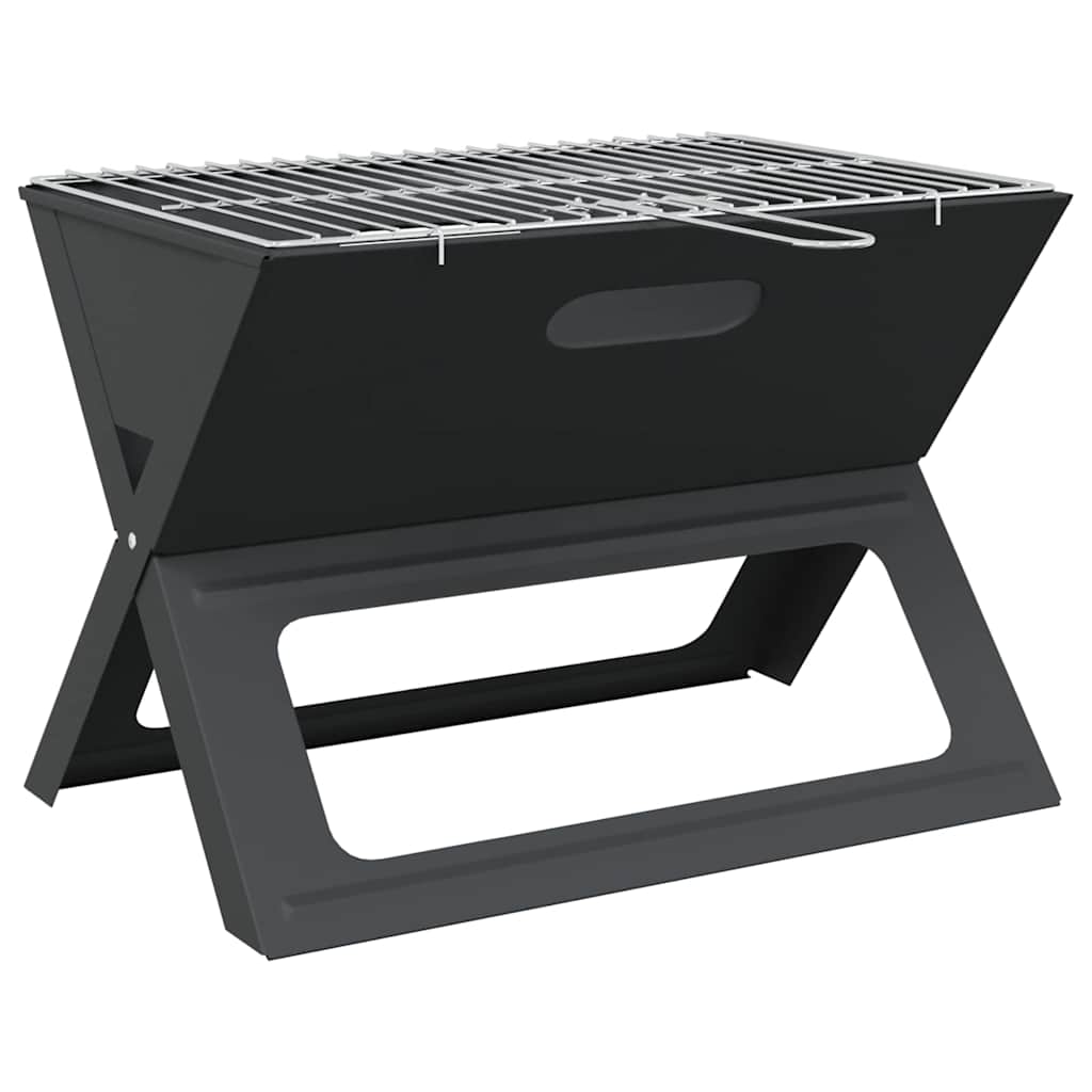 Utomhusgrill 46 x 31 x 31 cm Stål Svart