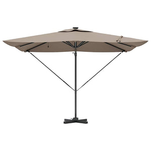 Parasoll Taupe 286 x 284 x 270 cm Aluminium och Polyester