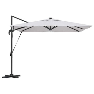 Roma Parasol Beige 286 x 284 x 270 cm Aluminium och Polyester