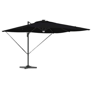 Roma Parasol Svart 286 x 284 x 270 cm Aluminium och Polyester