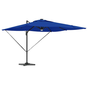 Roma Parasol Blå 286 x 284 x 270 cm Aluminium och Polyester