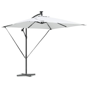 Cantilever bananparasol Sand 249 x 249 x 250 cm