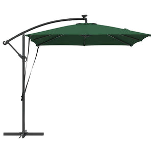 Cantilever bananparasol Grön 249 x 249 x 250 cm