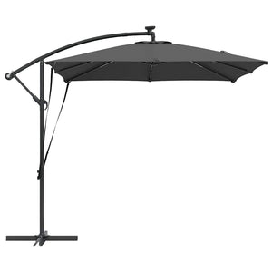 Cantilever bananparasol Antracit 249 x 249 x 250 cm
