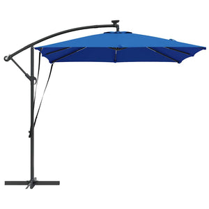 Cantilever bananparasol Blå 249 x 249 x 250 cm