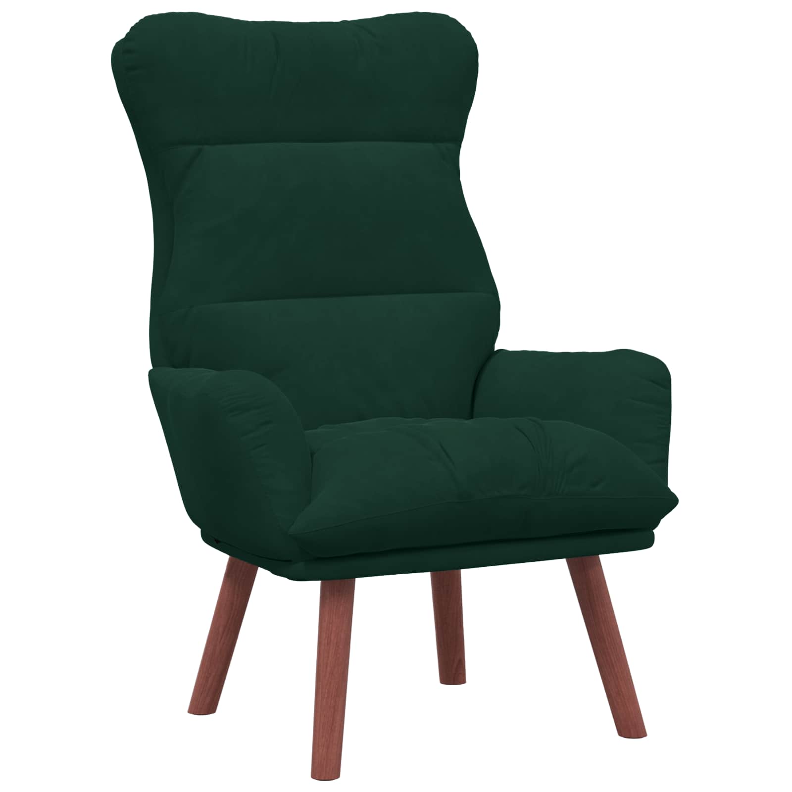 fåtölj Mörkgrön 69 x 74 x 93 cm Sammet