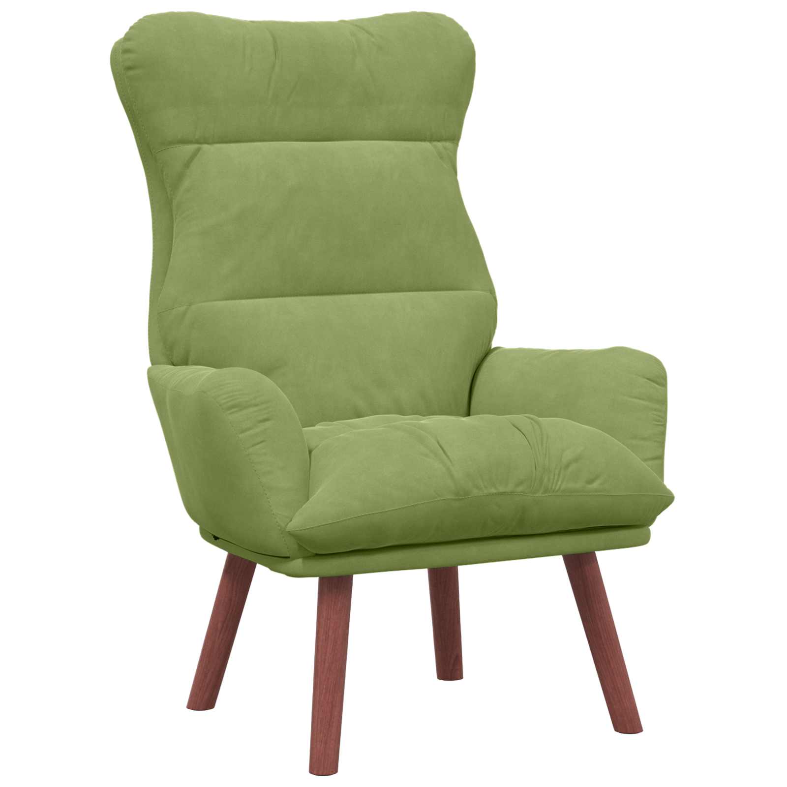 fåtölj Ljusgrön 69 x 74 x 93 cm Sammet