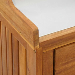 Trädgårdsskab Naturfärg 78 x 36,5 x 78 cm Massivt Akaciaträ