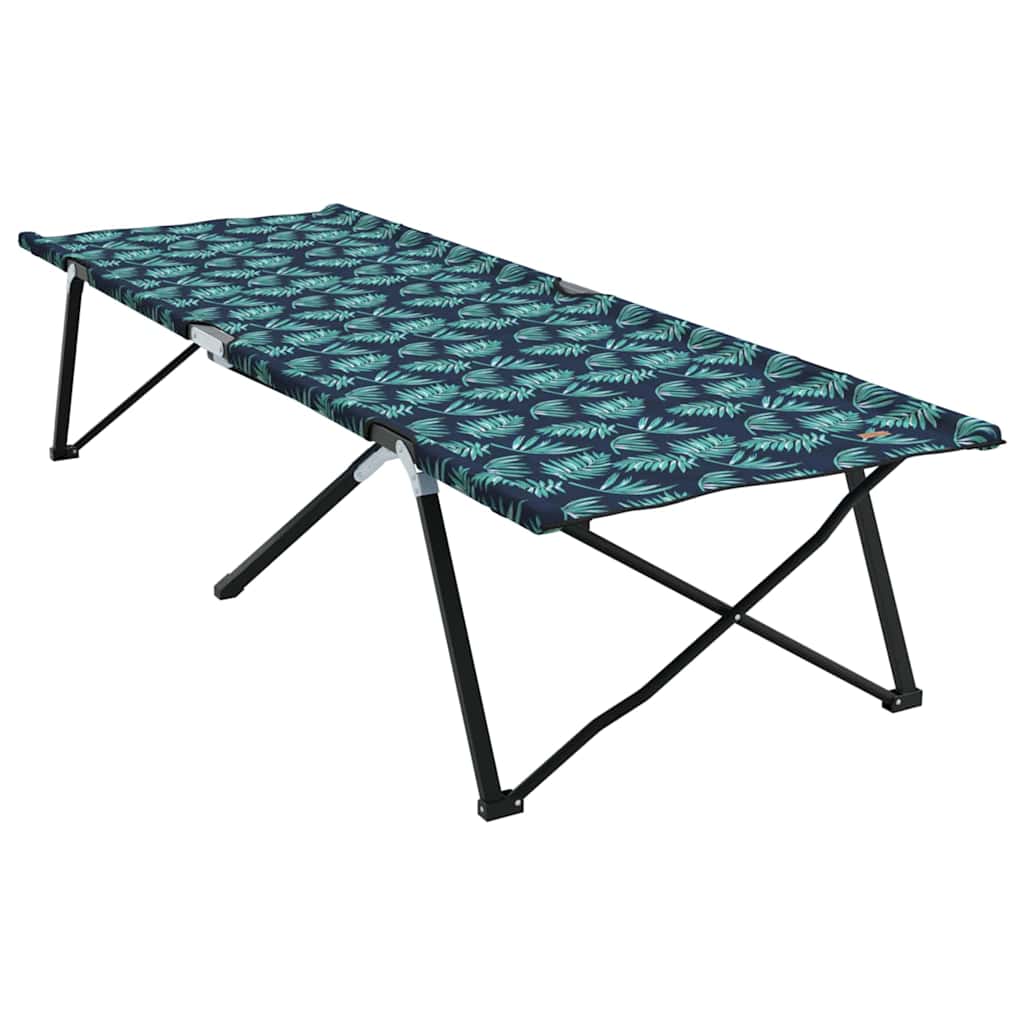 Fällbar Camping Säng Löv Skog 206 x 76 x 74 cm Oxford och Stål