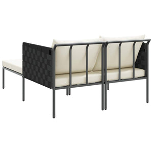 Solbädd Antracit 153 x 115 x 69.5 cm Pulverlackerat stål