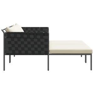 Solbädd Antracit 153 x 115 x 69.5 cm Pulverlackerat stål