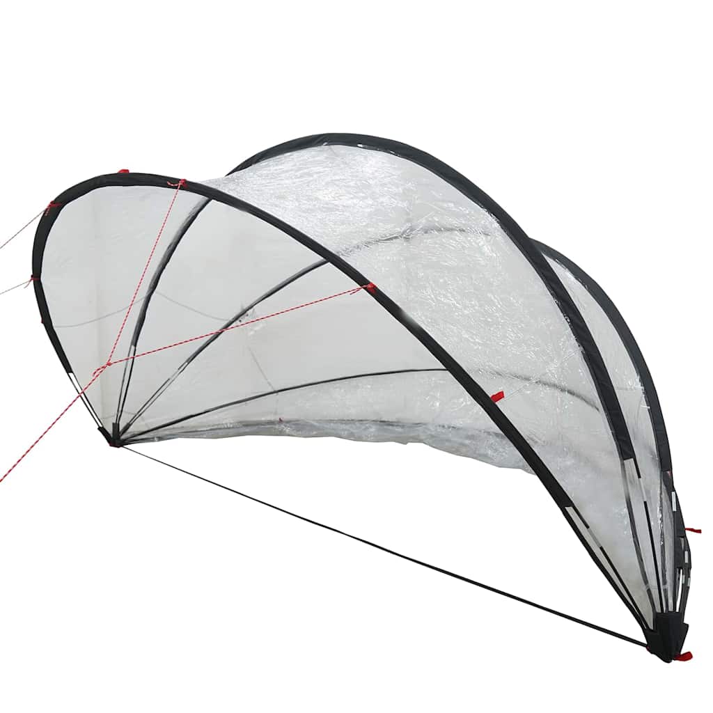 Poolkupol 336 x 322 x 160 cm PVC Transparent