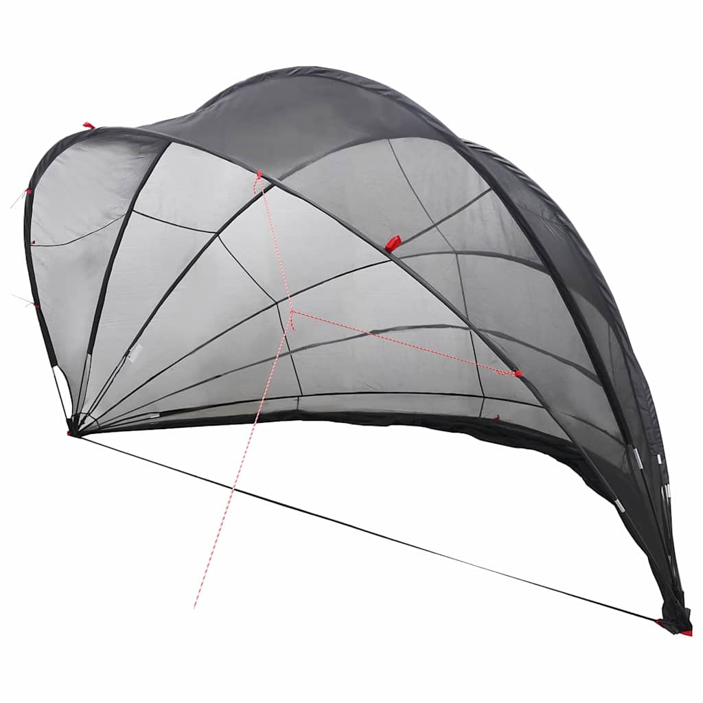 Poolkupol 592 x 590 x 275 cm 185T polyester med PU-beläggning